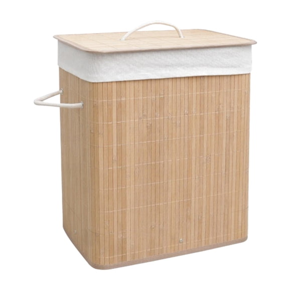 Cesto para la ropa sucia Cesto para lavar Toallas Contenedores Cesto para ropa sucia Cesto para la ropa sucia Madera 40x30x60cm