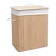 thumbnail image 1 of Cesta de almacenamiento de ropa de bambú, organizador de juguetes, organizador de ropa sucia para Madera 40x30x60cm, 1 of 9