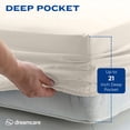 thumbnail image 3 of Juego de sábanas DREAMCARE Queen, 4 unidades, refrigerantes, 100% microfibra, 3 of 8