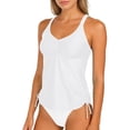 thumbnail image 6 of HAPIMO Women's Bikini Set Modest Coverage Swimming Use Ideal For Summer Water Activities Comfortable For All Day Wear White L, 6 of 6