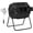 Black, variant on 43 Gallon Black Steel PP Tumbling 360 Degree Rotating Composting Bin With Dual Chamber