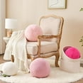 thumbnail image 3 of Cute Ball Throw Pillows, Mini Ivory Ball Pillow, Round Throw Pillow, Girls Room Decor Decorative Throw Pillow - Ball Shaped Pillow Plush Cushion for Couch, Sofa, Bedroom, 3 of 7
