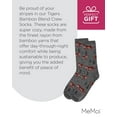 thumbnail image 7 of MeMoi Tigers Bamboo Blend Crew Socks - Mens - Male, 7 of 7