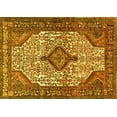 thumbnail image 1 of Ahgly Company Indoor Rectangle Medallion Yellow Traditional Area Rugs, 5' x 8', 1 of 4