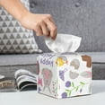 thumbnail image 6 of Sikiie Happy Easter1 Leather Tissue Box Cover Square, tissue box holder, Tissue Box with Bottom Belt-5.2”x5.2”x5.2”, 6 of 7