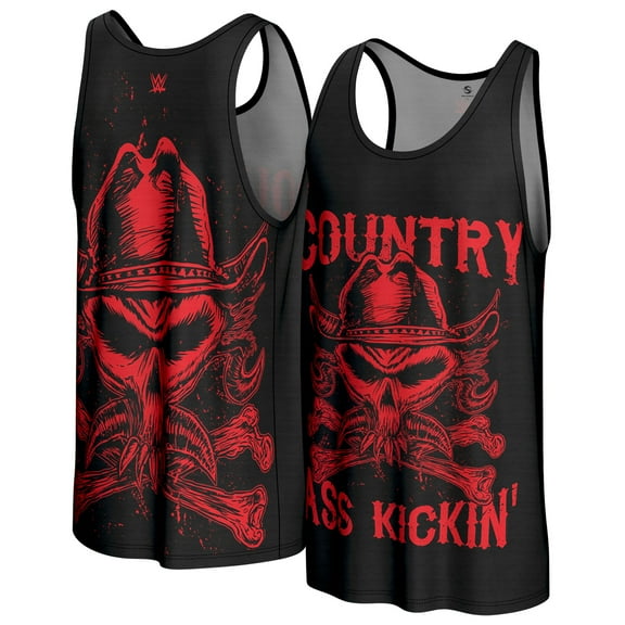 Men's ProSphere Black Brock Lesnar Country Tank Top