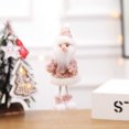 thumbnail image 3 of Visland Creative Hanging Decor Exquisite Fabric Snowman Shape Doll Pendant for Home, 3 of 8