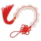 thumbnail image 4 of Colgante de Jade Blanco con Cuerda Roja Color Puro Ocho Jade Blanco Nudo Chino Feng Shui Colgante Colección de Decoración de la Habitación del Automóvil 171in, 4 of 8