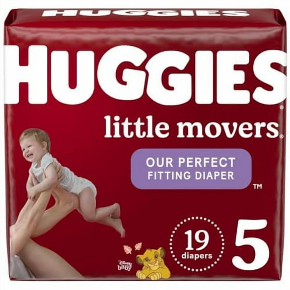 Huggies Little Movers Diapers Jumbo Pack (Pack of 36)