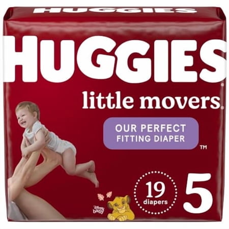 Huggies Little Movers Diapers Jumbo Pack (Pack of 36)