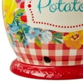 thumbnail image 4 of The Pioneer Woman Sweet Romance 8.5-inch Ceramic Potato Keeper with Lid, 4 of 6