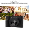 thumbnail image 6 of Xirurus Digital Camera 2.5K 24MP 16x Digital Zoom WiFi Mirrorless Camera with 2.88 Inch Screen MP3 Games Compact Vlogging Camera for Travel Students Teens Black, 6 of 9