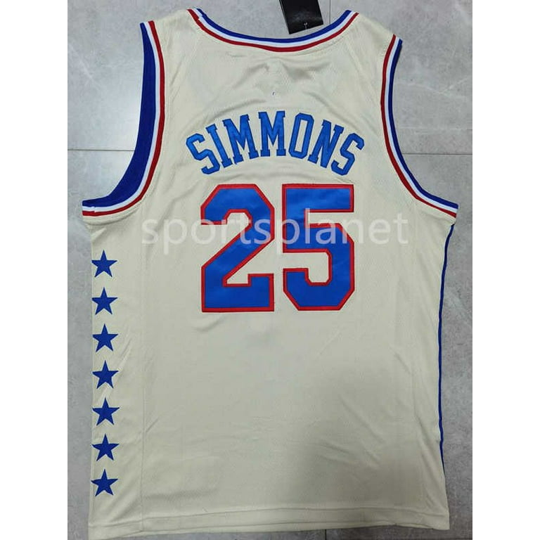 NBA_ Philadelphia's 76ers's City Basketball Joel 21 Embiid Mens's''nba'' Jersey Ben 25 Simmons Tobias 12 Harris Allen 3 Iverson Julius 6 Erving Shirt  