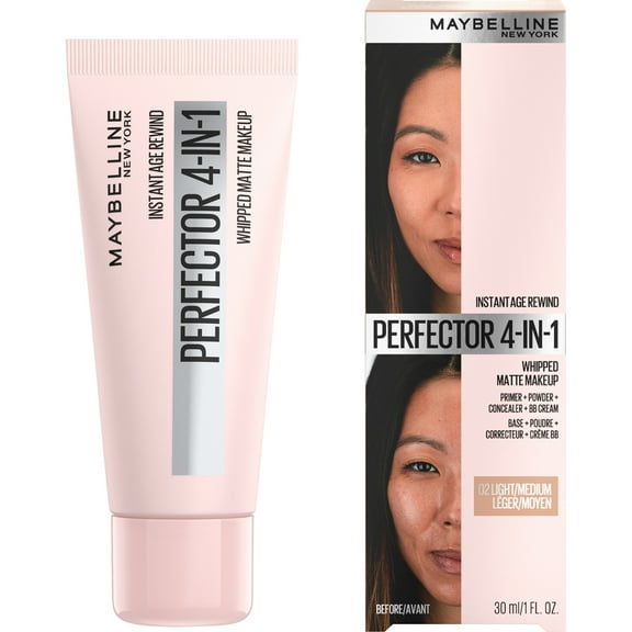 Maybelline Instant Age Rewind Instant Perfector 4-In-1 Matte Makeup, Light/Medium, 1 fl. oz.