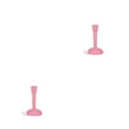 thumbnail image 4 of Extensor de grifo Bewildely 17mm Pulverizador de ahorro de agua Corto Rosa 2piezas, 4 of 5