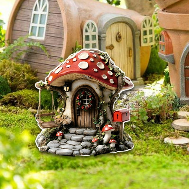 Letrero decorativo de acrílico con forma de para jardín, ideal como regalo, para , jardín, parterre de flores, patio y hogar.