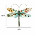 thumbnail image 3 of Eangee Home Design Dragonfly Wall Decor Blue And Pearl, Capiz and Metal, Indoor / Outdoor Safe, 14x1x12 Inches, 3 of 5