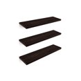 thumbnail image 1 of Repisas Flotantes de Madera de 50cmx15cm, Set de 3 Estantes Minimalistas, Ideales para Decorar tu Cocina, Baño, Sala, Cuarto, Negocio y Más. Soportan hasta 10 kg, Fáciles de Instalar, 1 of 8