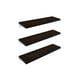 thumbnail image 1 of Repisas Flotantes de Madera de 50cmx15cm, Set de 3 Estantes Minimalistas, Ideales para Decorar tu Cocina, Baño, Sala, Cuarto, Negocio y Más. Soportan hasta 10 kg, Fáciles de Instalar, 1 of 8