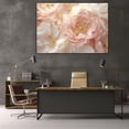 thumbnail image 5 of Mudket Blush Pink Peonies Canvas Wall Art, Framed Floral Print, Ready to Hang Wall Decor for Living Room Bedroom, Elegant Luxury Artwork - 12"L x 8"W, 5 of 10