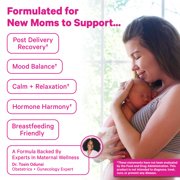 Pink Stork Postpartum Recovery Tea for Women, Chamomile, Organic Red Raspberry Leaf, 15 Sachets