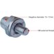 thumbnail image 3 of Conector de Terminal de batería Universal Positivo Negativo, 2 uds., plateado, 3 of 5
