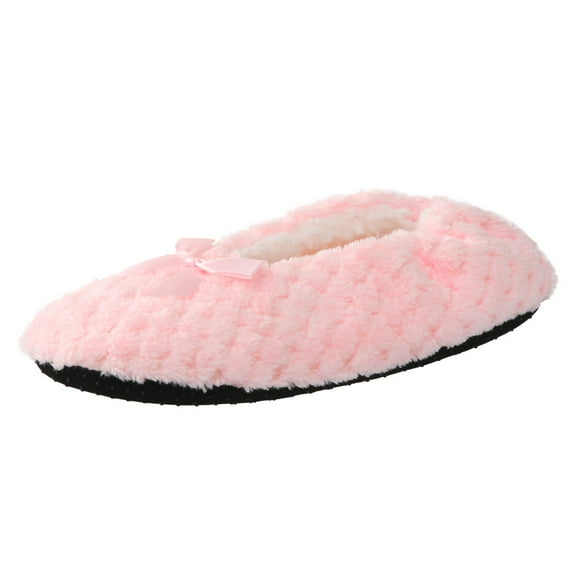 Vedolay Fuzzy Slippers Women Warm Home Slipper Outdoor Slippers Lightweight Home Shoes Pink,40