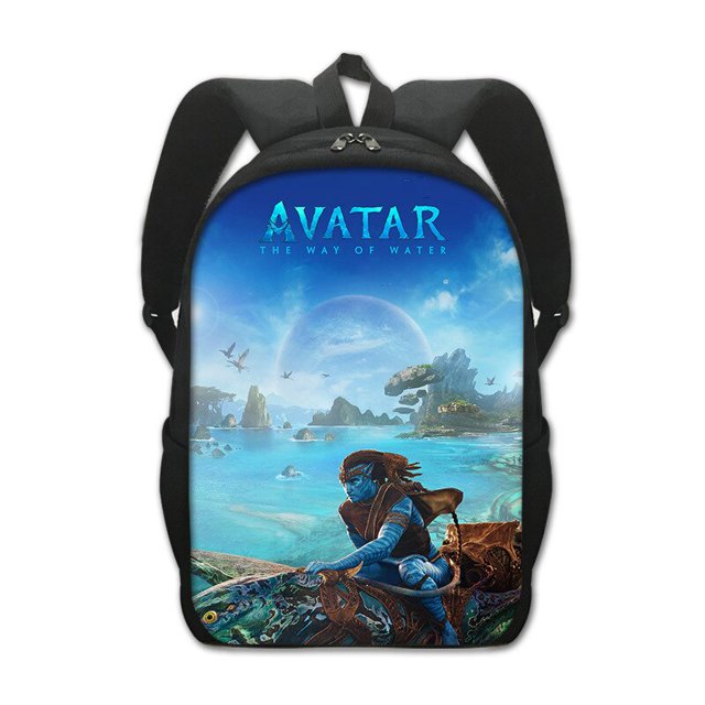 Mochila de película Avatar The Way of Water 3D, mochila de dibujos animados, mochila de viaje para jardín de infantes, bolsa de ocio para mujer, mochila para niños7 Deng Xun unisex