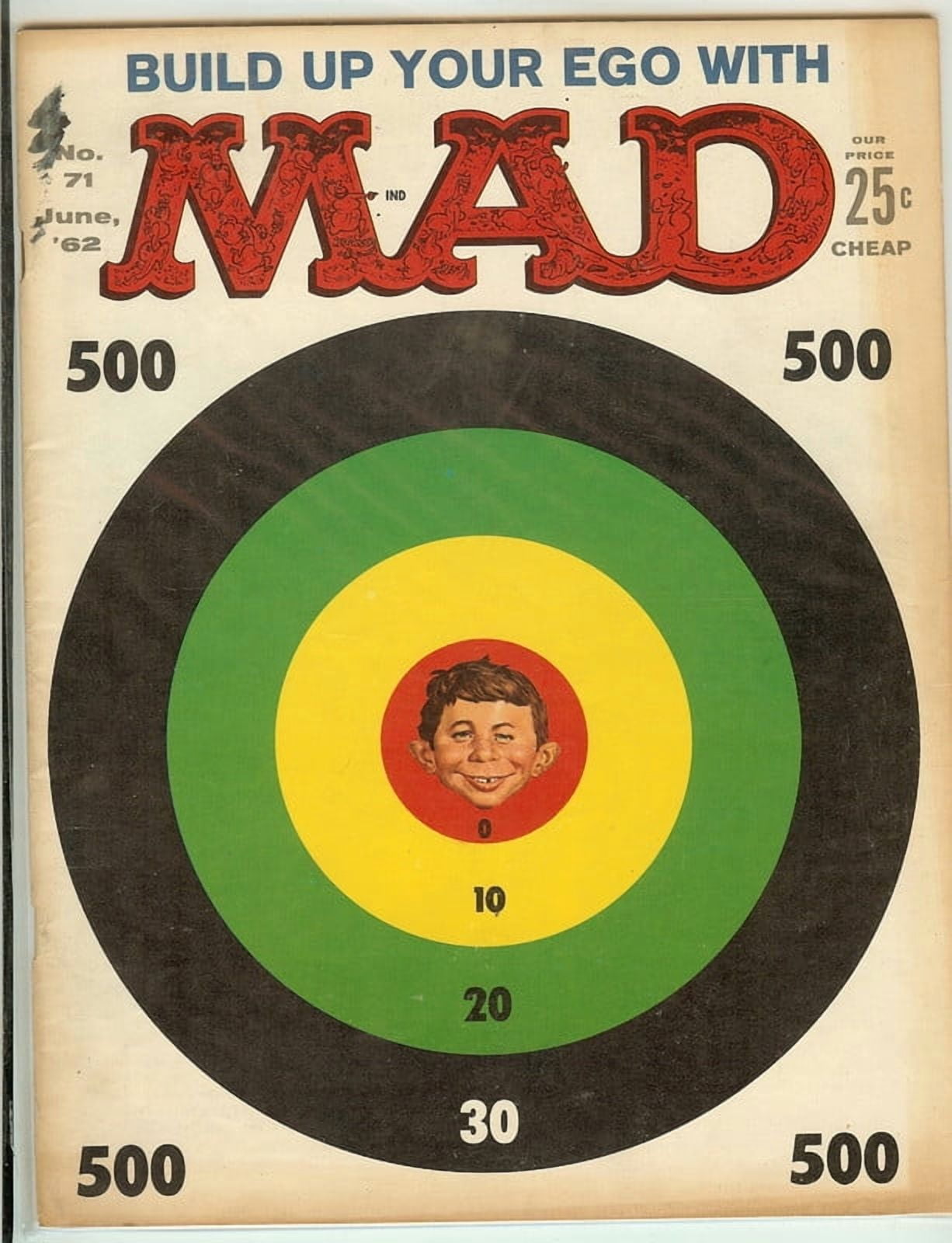 MAD Magazine Vintage Collectible #71 June 1962 FINE (FN)