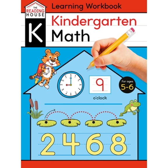 Pre-Owned Kindergarten Math (Math Skills Workbook) (Paperback) 0593516184 9780593516188