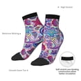 thumbnail image 6 of Fuzoiu Cute Nautical Print Adult Socks, Crew Moisture-wicking Socks, Unisex Cushion Crew Socks,Casual Sports Ankle Socks, 6 of 7