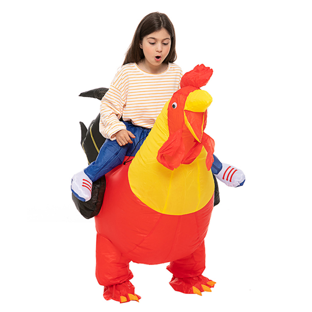 Get Ready to Cluck Around with the Inflatable RideOn Chicken Costume