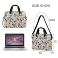 thumbnail image 3 of FORMRS 16" Laptop Bag Carrying Sleeve Case with Handle Travel Shoulder Briefcase, Acorn Leaves Pattern, 3 of 8