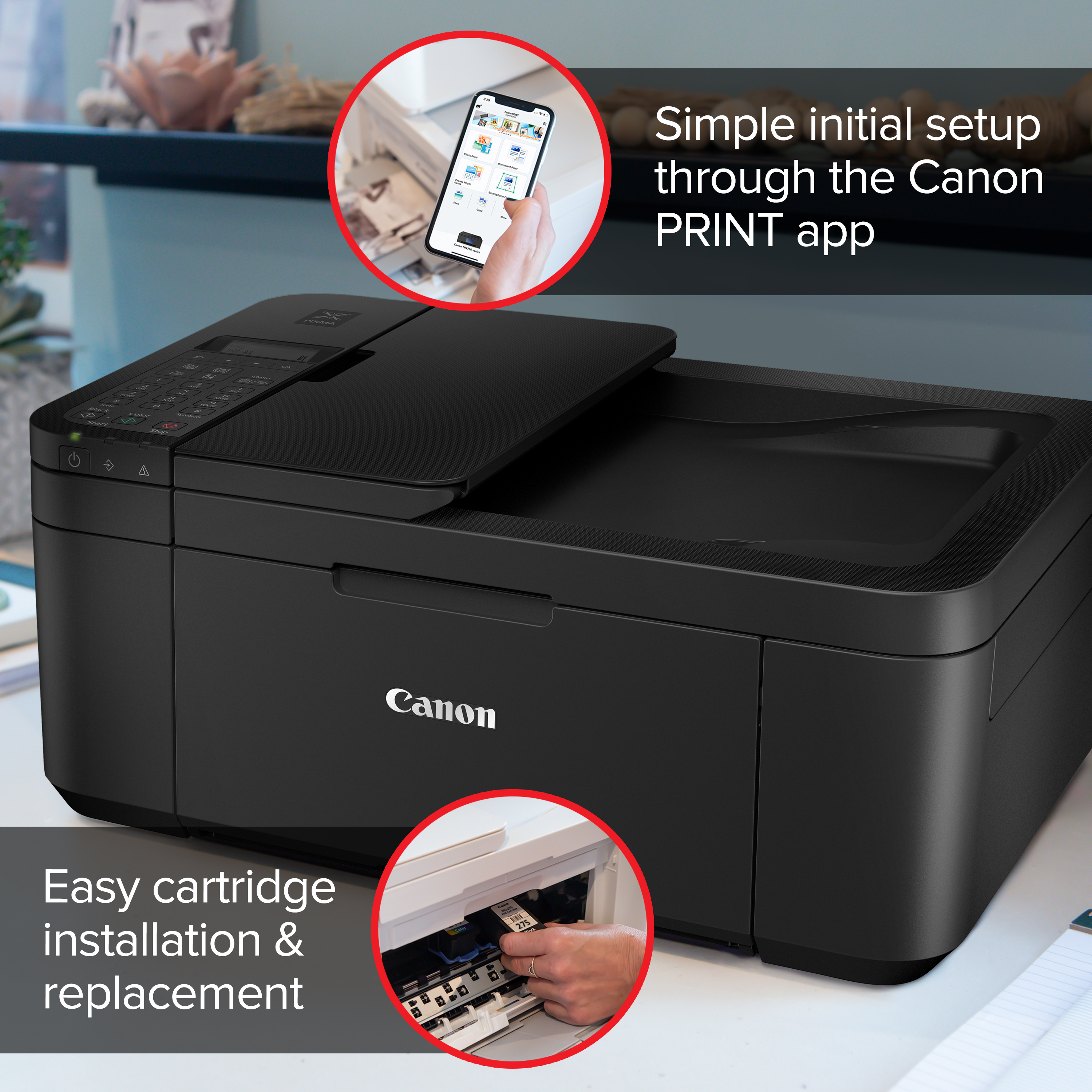 Canon PIXMA TR4722 Wireless All-in-One Inkjet Printer photo 4