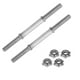 thumbnail image 1 of Par de Mancuernas Cromadas Xtreme Life Ajustables para Entrenamiento Gym plateado DPMCMC220001, 1 of 7