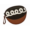 thumbnail image 1 of Monedero en forma de PAN PINGÜINOS, Diseño de Comida, Pan de Dulce tipico Mexicano, Color Café, Novedoso y Encantador. (Accesorios para Mujer)., 1 of 5