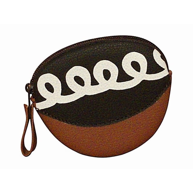 Monedero en forma de PAN PINGÜINOS, Diseño de Comida, Pan de Dulce tipico Mexicano, Color Café, Novedoso y Encantador. (Accesorios para Mujer).