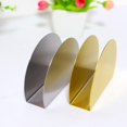 thumbnail image 4 of Sink Sponge Holder Hanging Gold Stainless Steel Semicircle Vertical Paper Towel Rack Hand Drawn Metal Paper Towel Seat Hotel Restaurant Napkin Seat, 4 of 9