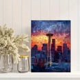 thumbnail image 2 of Medieval Street Reflections Canvas Print, Wall Art for Living Room Bedroom Hallway Dining Room Study Kitchen Hotel, 2 of 8