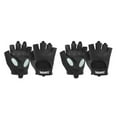 thumbnail image 1 of Guantes de Fitness Greeniant 2 uds mancuernas ajustables medio dedo absorbente sudor mitones antideslizantes Negro METRO 2piezas, 1 of 6