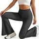 thumbnail image 5 of Pincandy Women's Solid Color Stretch Denim Leggings - 2 Pockets, Loose Wide Leg Fit, Perfect for Gym, Workout & Casual Wear, 5 of 7