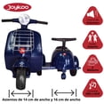 thumbnail image 3 of Motocicleta montable eléctrica Joykoo Doble Asiento Sonido Luz Led 6v Azul, 3 of 7
