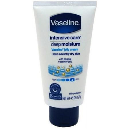 Vaseline Petroleum Jelly Cream Deep Moisture 4.50 oz