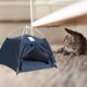 thumbnail image 5 of Tienda cálida para dormir para mascotas, tienda interior extraíble de lino y algodón para mascotas, para gatos, perros, mascotas pequeñas y medianas, azul marino, 5 of 5