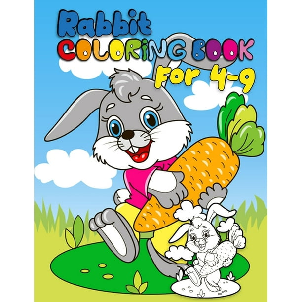 Download Rabbit Coloring Book For 4 9 Best Coloring Book Ever An Adult Coloring Book Of 50 Unique Rabbit Designs With Little Bit Mandala Style Awesome Patterns Paperback Walmart Com Walmart Com