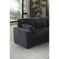 thumbnail image 4 of Oversized Upholstered Corduroy Sleeper Sectional Sofa With Storage Chaise, 4 of 8