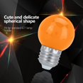 thumbnail image 4 of 3W E27 Round Shaped LED Light Bulb Home Bar Party Festival Decorative Lamp Lighting (Orange), 4 of 8