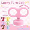 thumbnail image 3 of Car Wind Up Key Sticker, 3D Cute Clockwork Wind Up Key for Car Back and Bla, 3 of 8