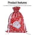 thumbnail image 2 of Bewildely Bolsa de dulces de Navidad con cordón para galletas, aperitivos, bolsa de embalaje, regalo de fiesta impreso de Navidad XL Type3 NO3 Bewildely HA001673-07, 2 of 6