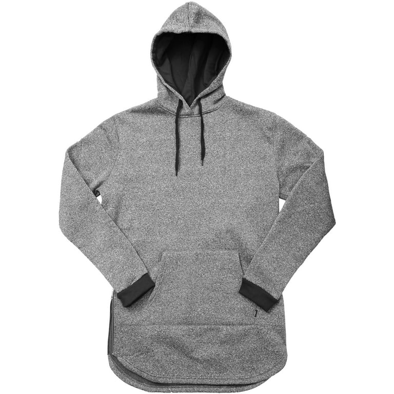 Ma Croix Mens Lightweight Marled Pullover Hoodie Texture